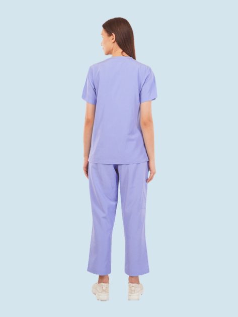 Curved V-Neck Scrubs