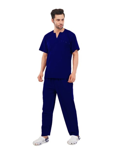 mandarin-collar-mens-scrub-suit-navy-blue